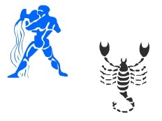 Affinité Verseau avec Scorpion