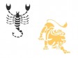 Affinité Scorpion avec Lion